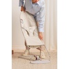 image:imageBabyBjrn Bouncer Balance Soft Cotton BlackDark Gray  2in1 Adjustable Baby Bouncer Seat and Toddler Chair Newborn to Toddler 829 lbs 4 Positions Lightweight amp PortableLight Beige
