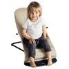 image:imageBabyBjrn Bouncer Balance Soft Cotton BlackDark Gray  2in1 Adjustable Baby Bouncer Seat and Toddler Chair Newborn to Toddler 829 lbs 4 Positions Lightweight amp PortableKhakiBeige