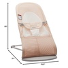 image:imageBabyBjrn Bouncer Balance Soft Cotton BlackDark Gray  2in1 Adjustable Baby Bouncer Seat and Toddler Chair Newborn to Toddler 829 lbs 4 Positions Lightweight amp PortablePearly PinkWhite