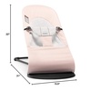 image:imageBabyBjrn Bouncer Balance Soft Cotton BlackDark Gray  2in1 Adjustable Baby Bouncer Seat and Toddler Chair Newborn to Toddler 829 lbs 4 Positions Lightweight amp PortableLight PinkGray