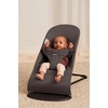 image:imageBabyBjrn Bouncer Balance Soft Cotton BlackDark Gray  2in1 Adjustable Baby Bouncer Seat and Toddler Chair Newborn to Toddler 829 lbs 4 Positions Lightweight amp PortableDark Gray