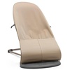 image:imageBabyBjrn Bouncer Balance Soft Cotton BlackDark Gray  2in1 Adjustable Baby Bouncer Seat and Toddler Chair Newborn to Toddler 829 lbs 4 Positions Lightweight amp PortableKhakiBeige