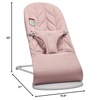 image:imageBabyBjrn Bouncer Bliss Cotton Black  2in1 Adjustable Baby Bouncer Seat and Toddler Chair Newborn to Toddler 829 lbs 4 Positions Lightweight amp PortableDusty Pink