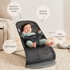 image:imageBabyBjrn Bouncer Bliss Cotton Black  2in1 Adjustable Baby Bouncer Seat and Toddler Chair Newborn to Toddler 829 lbs 4 Positions Lightweight amp PortableAnthracite