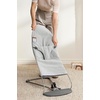 image:imageBabyBjrn Bouncer Bliss Cotton Black  2in1 Adjustable Baby Bouncer Seat and Toddler Chair Newborn to Toddler 829 lbs 4 Positions Lightweight amp PortableLight Gray