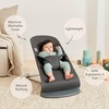 image:imageBabyBjrn Bouncer Bliss Cotton Black  2in1 Adjustable Baby Bouncer Seat and Toddler Chair Newborn to Toddler 829 lbs 4 Positions Lightweight amp PortableAnthracite