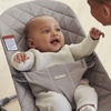 image:imageBabyBjrn Bouncer Bliss Cotton Black  2in1 Adjustable Baby Bouncer Seat and Toddler Chair Newborn to Toddler 829 lbs 4 Positions Lightweight amp PortableSand Gray