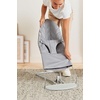 image:imageBabyBjrn Bouncer Bliss Cotton Black  2in1 Adjustable Baby Bouncer Seat and Toddler Chair Newborn to Toddler 829 lbs 4 Positions Lightweight amp PortableLight Gray