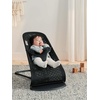 image:imageBabyBjrn Bouncer Bliss Cotton Black  2in1 Adjustable Baby Bouncer Seat and Toddler Chair Newborn to Toddler 829 lbs 4 Positions Lightweight amp PortableBlack