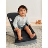 image:imageBabyBjrn Bouncer Bliss Cotton Black  2in1 Adjustable Baby Bouncer Seat and Toddler Chair Newborn to Toddler 829 lbs 4 Positions Lightweight amp PortableBlack