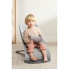 image:imageBabyBjrn Bouncer Bliss Cotton Black  2in1 Adjustable Baby Bouncer Seat and Toddler Chair Newborn to Toddler 829 lbs 4 Positions Lightweight amp PortableLight Gray