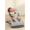 image:imageBabyBjrn Bouncer Bliss Cotton Black  2in1 Adjustable Baby Bouncer Seat and Toddler Chair Newborn to Toddler 829 lbs 4 Positions Lightweight amp PortableLight Gray