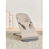 image:imageBabyBjrn Bouncer Bliss Cotton Black  2in1 Adjustable Baby Bouncer Seat and Toddler Chair Newborn to Toddler 829 lbs 4 Positions Lightweight amp PortableSand Gray