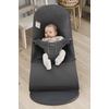 image:imageBabyBjrn Bouncer Bliss Cotton Black  2in1 Adjustable Baby Bouncer Seat and Toddler Chair Newborn to Toddler 829 lbs 4 Positions Lightweight amp PortableCharcoal Gray
