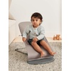 image:imageBabyBjrn Bouncer Bliss Cotton Black  2in1 Adjustable Baby Bouncer Seat and Toddler Chair Newborn to Toddler 829 lbs 4 Positions Lightweight amp PortableSand Gray