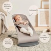 image:imageBabyBjrn Bouncer Bliss Cotton Black  2in1 Adjustable Baby Bouncer Seat and Toddler Chair Newborn to Toddler 829 lbs 4 Positions Lightweight amp PortableSand Gray