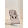image:imageBabyBjrn Bouncer Bliss Cotton Black  2in1 Adjustable Baby Bouncer Seat and Toddler Chair Newborn to Toddler 829 lbs 4 Positions Lightweight amp PortableSand Gray