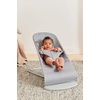 image:imageBabyBjrn Bouncer Bliss Cotton Black  2in1 Adjustable Baby Bouncer Seat and Toddler Chair Newborn to Toddler 829 lbs 4 Positions Lightweight amp PortableLight Gray