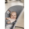 image:imageBabyBjrn Bouncer Bliss Cotton Black  2in1 Adjustable Baby Bouncer Seat and Toddler Chair Newborn to Toddler 829 lbs 4 Positions Lightweight amp PortableLight Gray