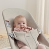 image:imageBabyBjrn Bouncer Bliss Cotton Black  2in1 Adjustable Baby Bouncer Seat and Toddler Chair Newborn to Toddler 829 lbs 4 Positions Lightweight amp PortableOff White
