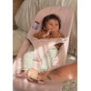 image:imageBabyBjrn Bouncer Bliss Cotton Black  2in1 Adjustable Baby Bouncer Seat and Toddler Chair Newborn to Toddler 829 lbs 4 Positions Lightweight amp PortableDusty Pink