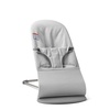 image:imageBabyBjrn Bouncer Bliss Cotton Black  2in1 Adjustable Baby Bouncer Seat and Toddler Chair Newborn to Toddler 829 lbs 4 Positions Lightweight amp PortableLight Gray