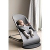 image:imageBabyBjrn Bouncer Bliss Cotton Black  2in1 Adjustable Baby Bouncer Seat and Toddler Chair Newborn to Toddler 829 lbs 4 Positions Lightweight amp PortableLight Gray