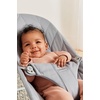 image:imageBabyBjrn Bouncer Bliss Cotton Black  2in1 Adjustable Baby Bouncer Seat and Toddler Chair Newborn to Toddler 829 lbs 4 Positions Lightweight amp PortableLight Gray