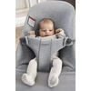 image:imageBabyBjrn Bouncer Bliss Cotton Black  2in1 Adjustable Baby Bouncer Seat and Toddler Chair Newborn to Toddler 829 lbs 4 Positions Lightweight amp PortableLight Gray