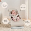 image:imageBabyBjrn Bouncer Bliss Cotton Black  2in1 Adjustable Baby Bouncer Seat and Toddler Chair Newborn to Toddler 829 lbs 4 Positions Lightweight amp PortableOff White