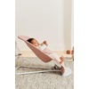image:imageBabyBjrn Bouncer Bliss Cotton Black  2in1 Adjustable Baby Bouncer Seat and Toddler Chair Newborn to Toddler 829 lbs 4 Positions Lightweight amp PortableDusty Pink