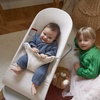 image:imageBabyBjrn Bouncer Bliss Cotton Black  2in1 Adjustable Baby Bouncer Seat and Toddler Chair Newborn to Toddler 829 lbs 4 Positions Lightweight amp PortableOff White