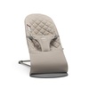 image:imageBabyBjrn Bouncer Bliss Cotton Black  2in1 Adjustable Baby Bouncer Seat and Toddler Chair Newborn to Toddler 829 lbs 4 Positions Lightweight amp PortableSand Gray