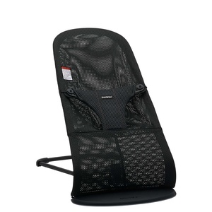 image:imageBabyBjrn Bouncer Bliss Cotton Black  2in1 Adjustable Baby Bouncer Seat and Toddler Chair Newborn to Toddler 829 lbs 4 Positions Lightweight amp PortableBlack