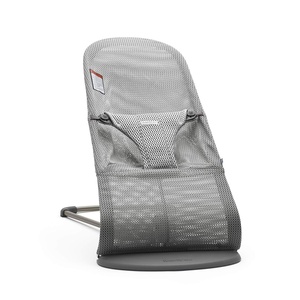image:imageBabyBjrn Bouncer Bliss Cotton Black  2in1 Adjustable Baby Bouncer Seat and Toddler Chair Newborn to Toddler 829 lbs 4 Positions Lightweight amp PortableGray