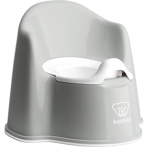 image:imageBabyBjrn Potty Chair Deep GreenWhite Pack of 2GrayWhite