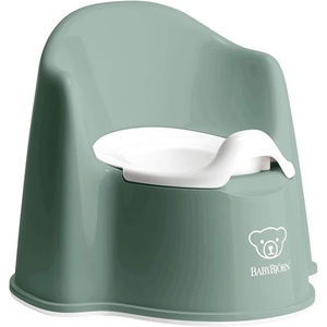 image:imageBabyBjrn Potty Chair Deep BlueWhite  Potty Training Toilet EasytoClean Removable Inner Potty NonSlipDeep greenWhite